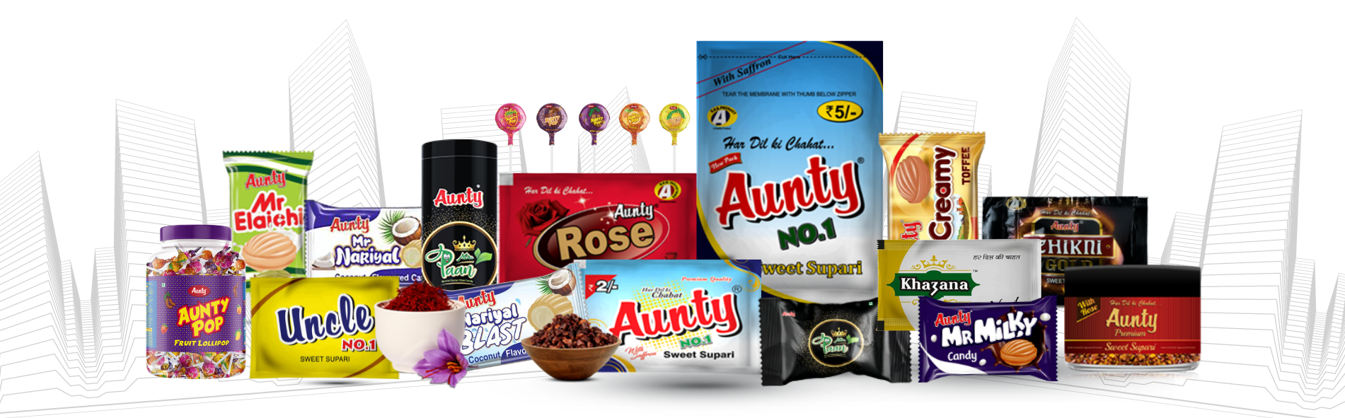 All Aunty Supari products
